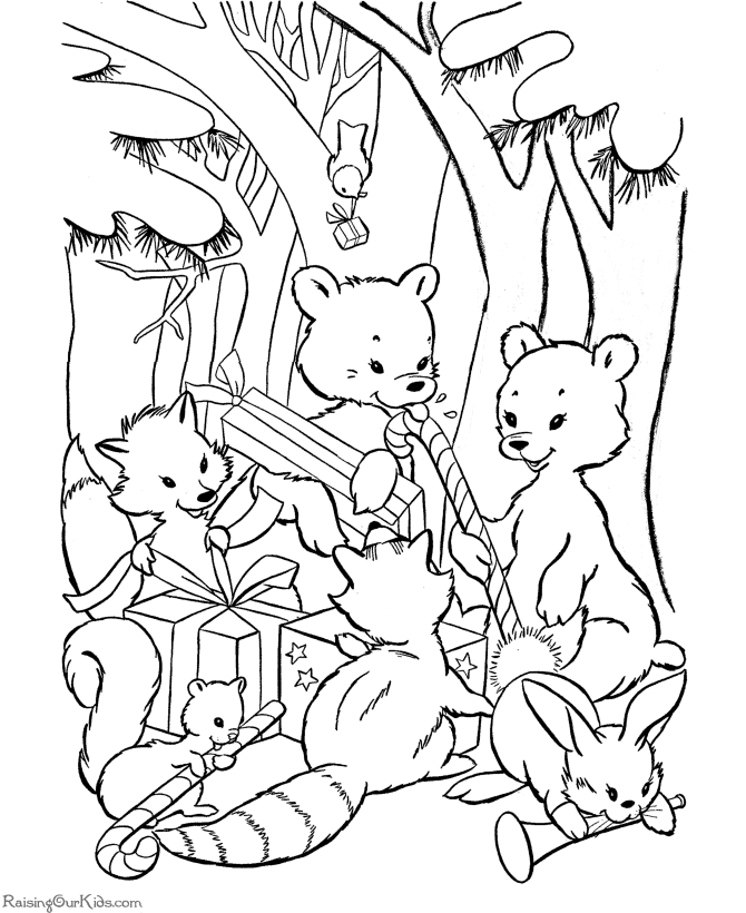 Animal coloring pages - printable and free!