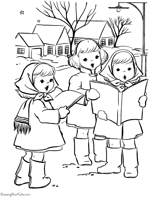 a christmas carol coloring pages - photo #17