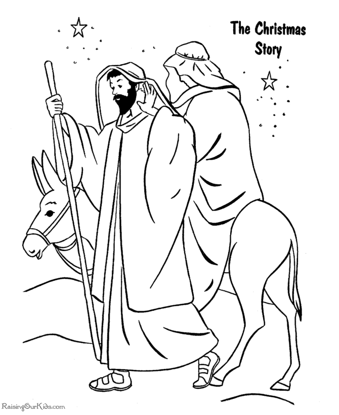 a christmas story coloring pages - photo #3