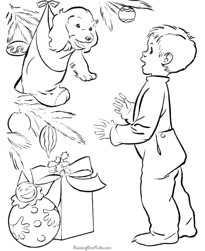 Christmas Presents  Free Coloring Pages!