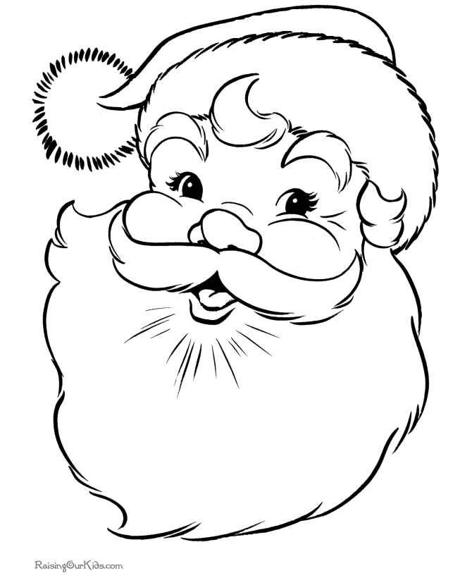 xmas coloring pages free printable - photo #38