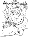 Free Santa coloring pages