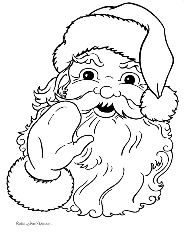 xmas coloring pages free printable - photo #22