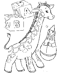 Christmas Toys coloring pages