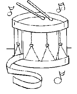 coloring page of Christmas Toy