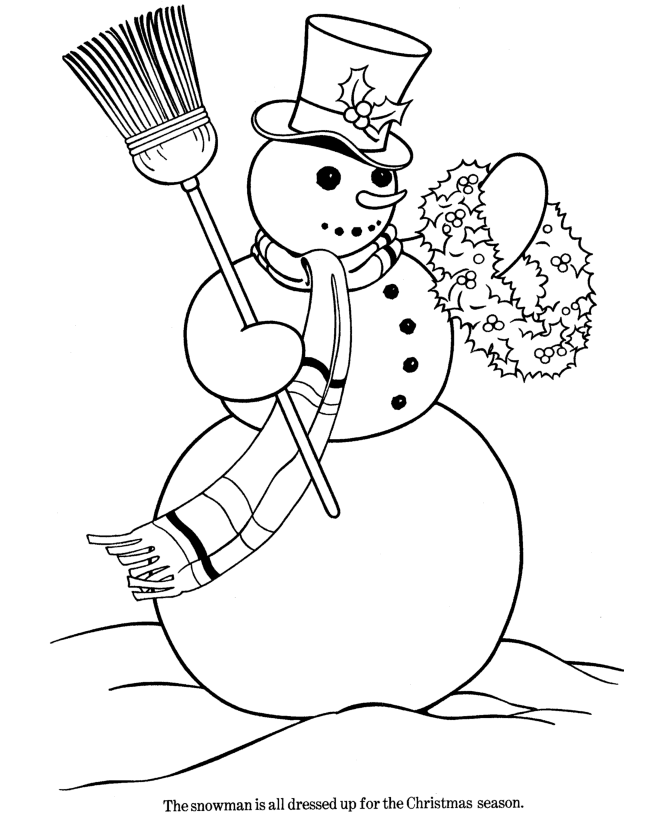 Printable Christmas Coloring Pages!
